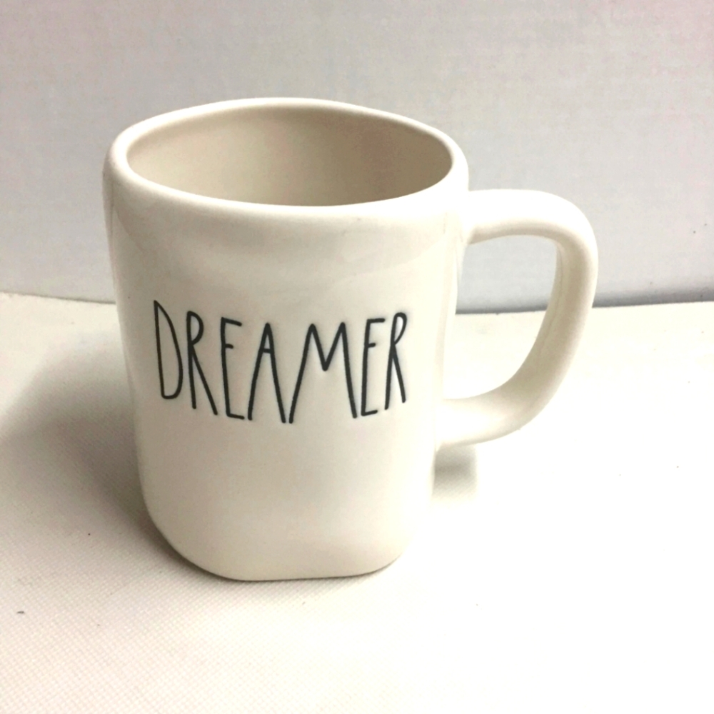 Rae Dunn Coffee Cup Dreamer Artisan Collection Magenta Decor Dining Mug Jar